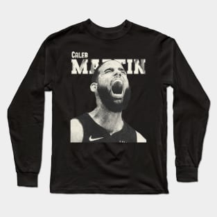 Caleb Martin || Retro halftone Long Sleeve T-Shirt